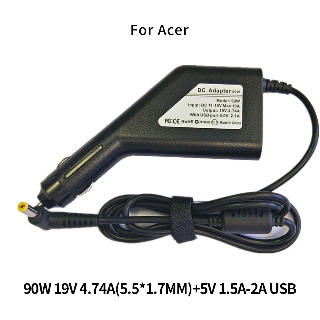 1x90 واط 65 واط 45 واط 19 فولت 20 فولت محمول شاحن سيارة USB تيار مستمر التيار المتناوب المحمولة موائم مصدر تيار ل IBM/لينوفو/شركة أيسر/HP/ديل/ASUS/SONYSamsung