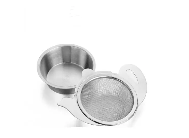 Stainless Steel Tea Strainer with Handle Mesh Infuser Container Holder for Teapot Mugs Cups Loose Tea Brewing Tools SN2702