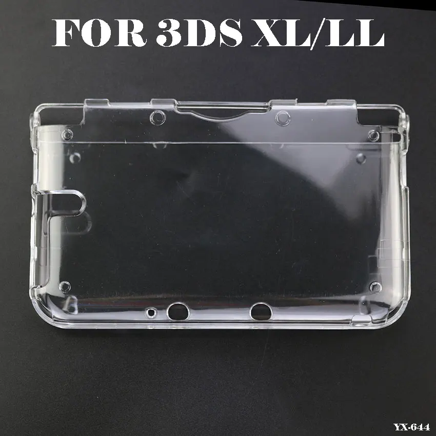 Cltgxdd 벌크 플라스틱 투명 크리스탈 보호 하드 쉘 스킨 케이스 커버, 3DS, 뉴 3DS, 뉴 3DS XL LL 콘솔용