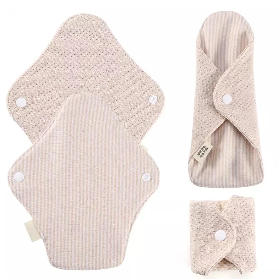 Reusable Cotton Menstrual Pads Sanitary Napkins Washable Menstrual Sanitary Pad Women Cloth Menstrual Pad Period Pads