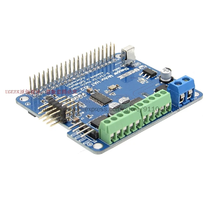 Raspberry PI 4B/3B หุ่นยนต์บอร์ดขยายใหม่รุ่น V2 Stepper มอเตอร์/มอเตอร์/Servo ไดรฟ์