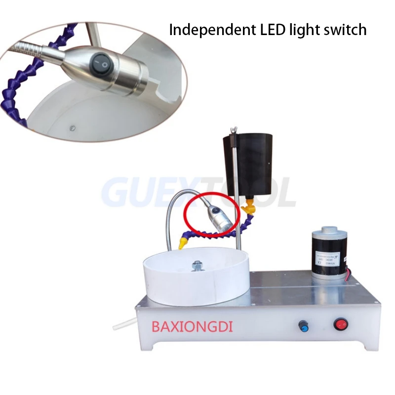 Lucidatrice per pietre per gioielli di precisione Macchina per lo stampaggio Macchina per sfaccettatura di gemme Smerigliatrice angolare per gemme a