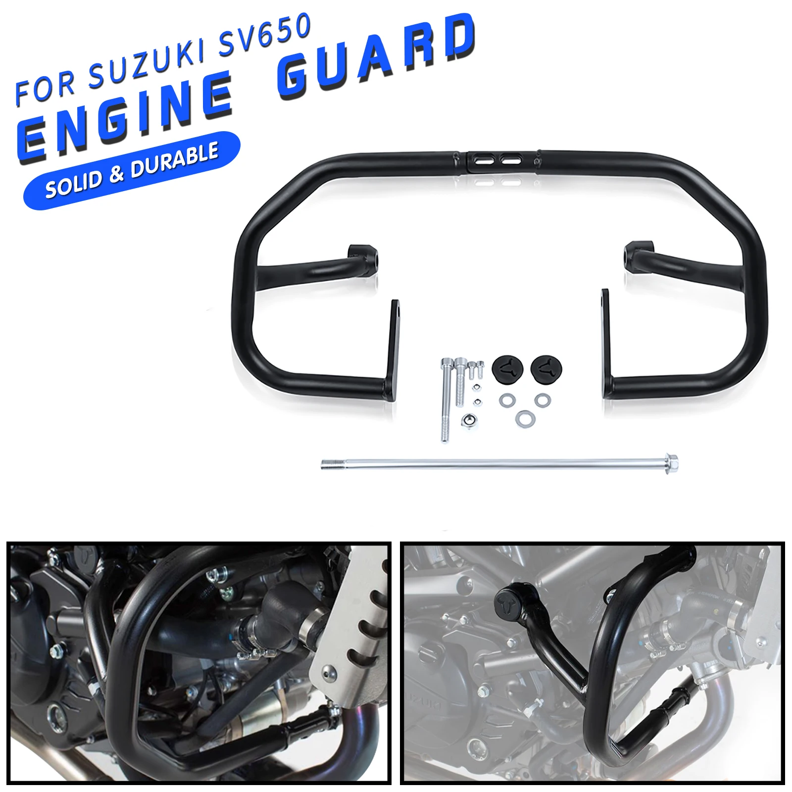 

Highway Engine Guard Crash Protect Bars Bumper Motorcycle Parts For Suzuki SV650 SV 650 2017-2021 SV650X 2018 -2021