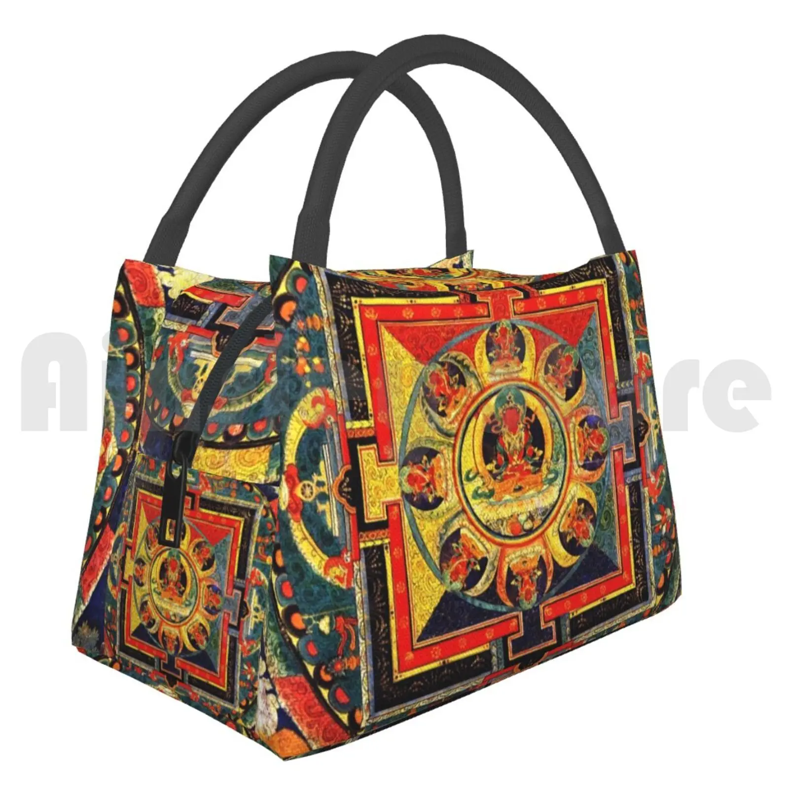 

Portable Insulation Bag Buddhist Hindu Mandala 4 Mandala Napal Bodhisattva Transcendent Wisdom Deities
