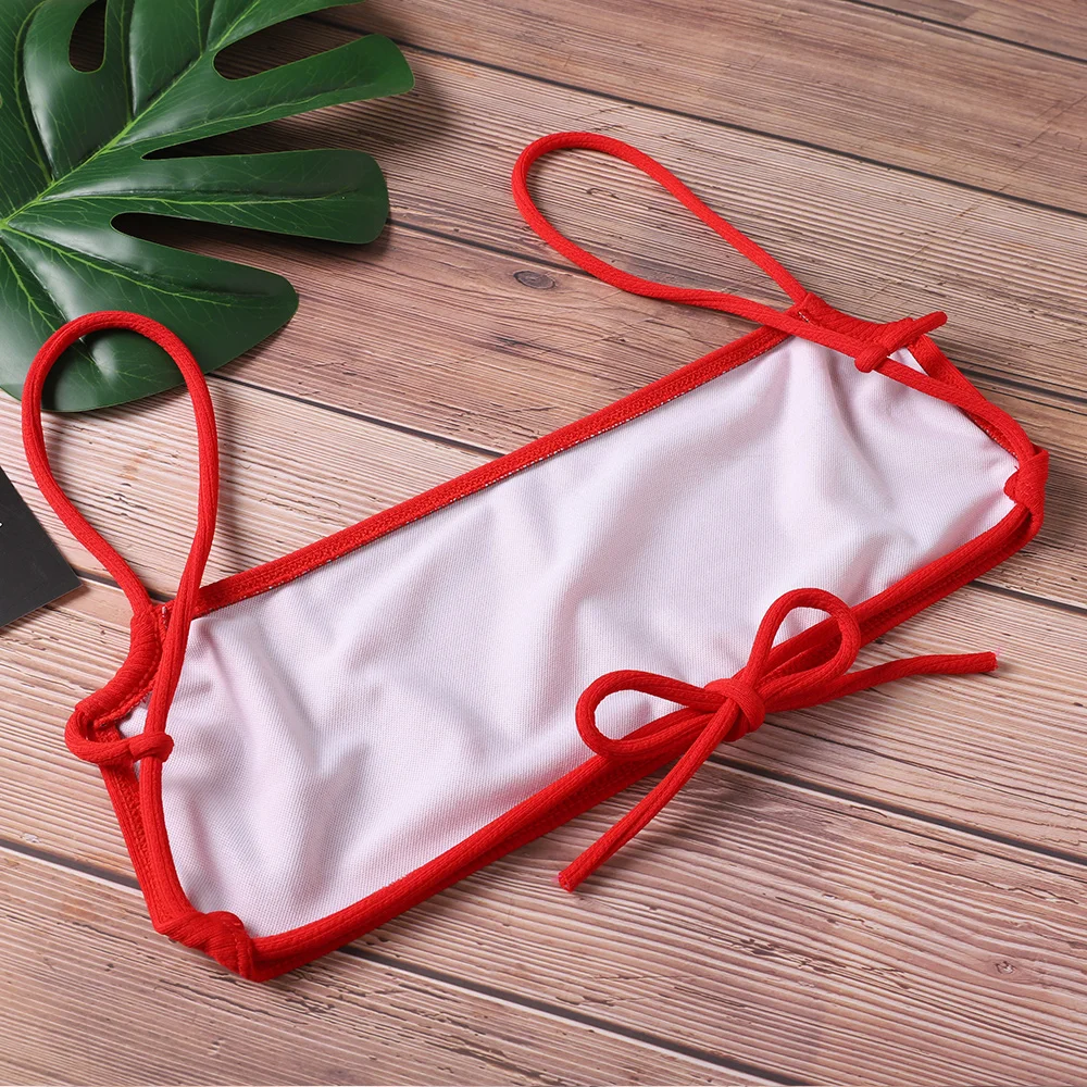 Sexy Bikini Set Push Up Swimwear Women Thong Bikinis Pure Color Swimsuit Summer Swim Beachwear biquini swimming suit women