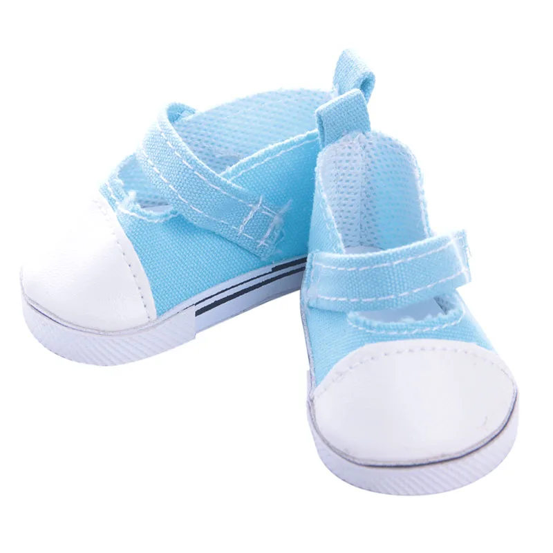 DOLL 9 Color Fashion Shoes Snadal Fit 18 Inch American 43cm Baby Doll Sneakers Generation ,Birthday Gift