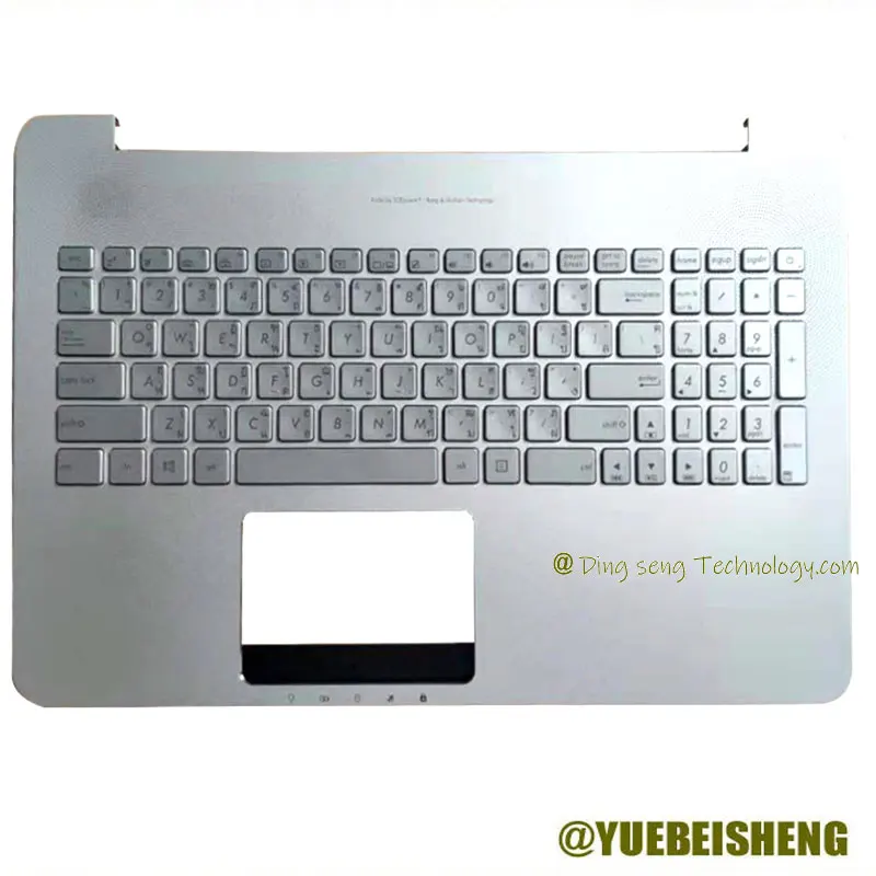 

YUEBEISHENG New For ASUS VivoBooK Pro N552 N552V N552VX N552VW palmrest Thai Keyboard upper cover Backlight