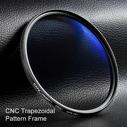 Imagen 2 del producto K & F Concept CPL Filtro de lente de cámara Óptica ultradelgada con polarizador circular con revestimiento multiazul 49 mm 52 mm 58 mm 62 mm 67 mm 77 mm