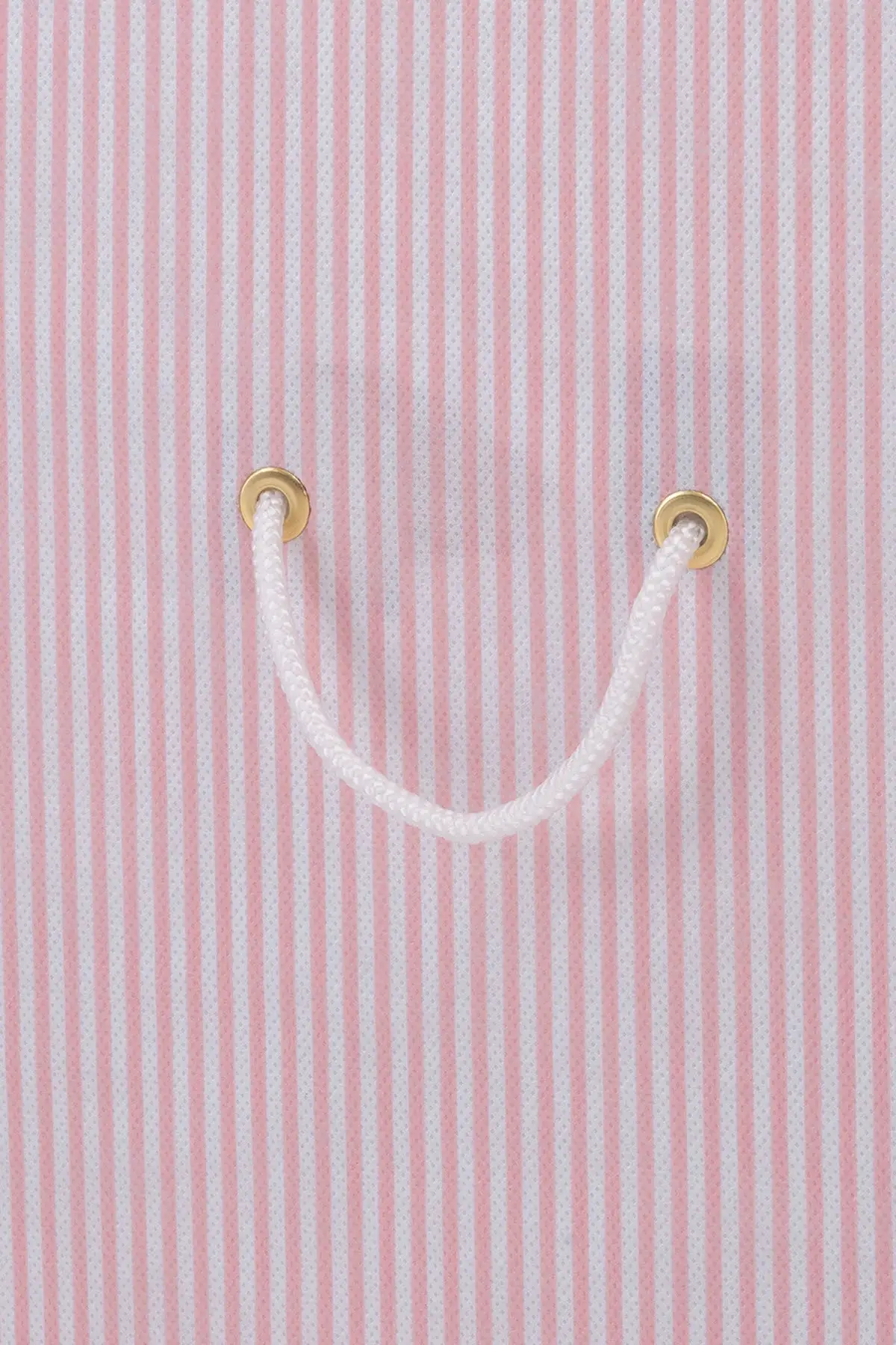 핑크 스트라이프 프린트 휴대용 접이식 패턴 4 개입, 보관 가방 세트