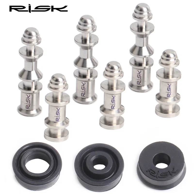 Titanium Alloy Bicycle Brake Disc Lever Piston Repair Part With 2pc Rubber Ring For SRAM AVID Guide db5 Level RS RSC All Series