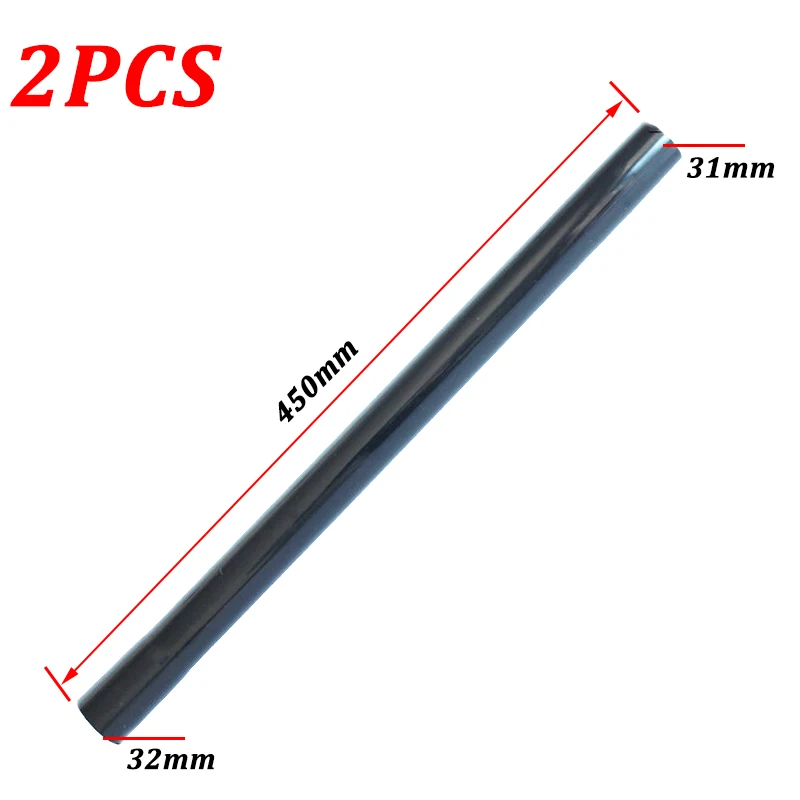 2PCS Black Vacuum Cleaner Hose Extension Wand Tube for 32mm Vacuum Cleaner Spare Parts Accessories