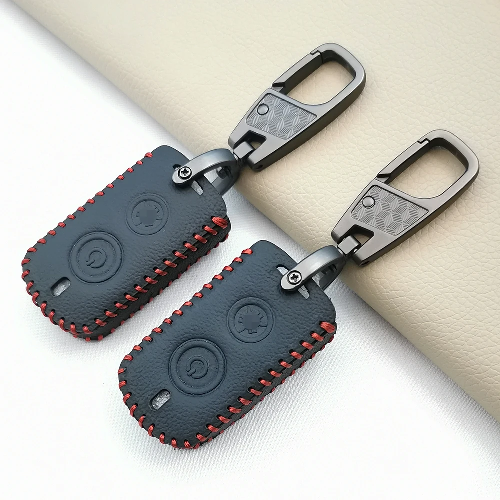 New 100% Leather Key Case Cover for Yamaha Xmax 250 300 400 XMAX300 Aerox 155 Tech Max NVX155 AX Mvx 55 AEROX JAUNS QBIX Holder