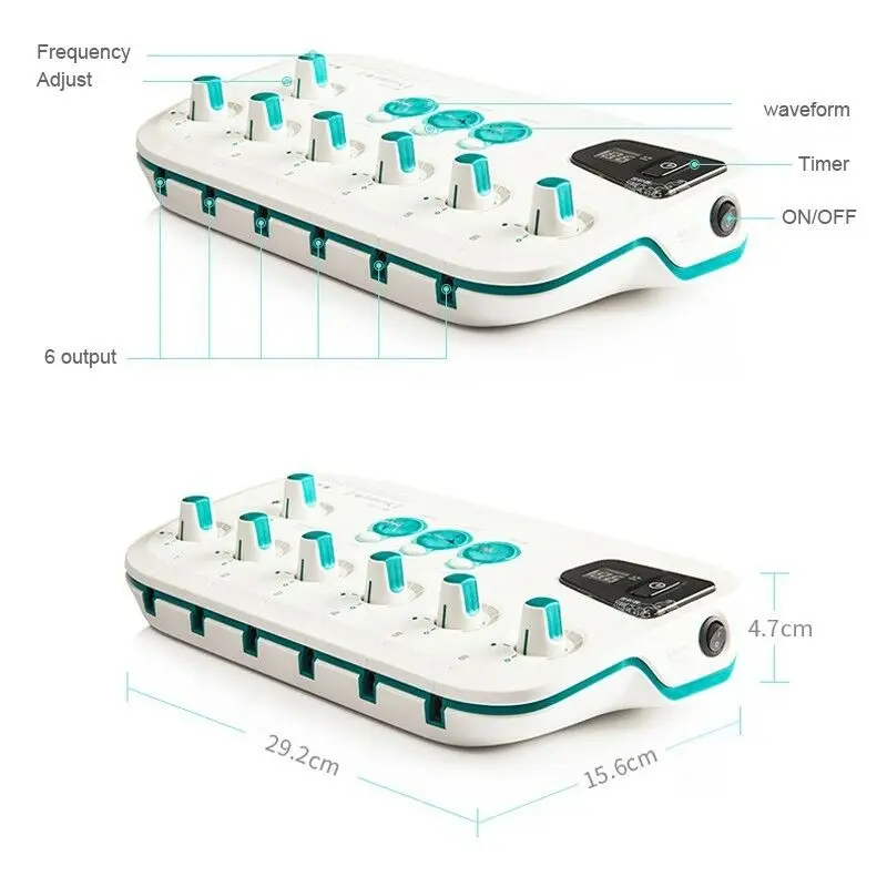 Elektronisches Akupunkturinstrument, Akupunktur-Meridian, Physiotherapie, Massage, medizinisches elektronisches Puls-Physiotherapie-Instrument