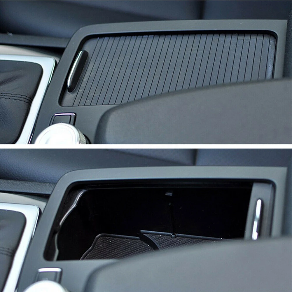 For Mercedes C Class W204 S204 E Class W212 S212 Car Products Center Console Roller Blind Cover Water Cup Holder Sliding Shutter