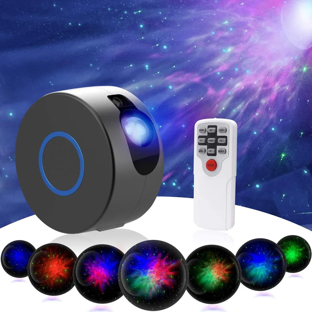 

Sky Starry Galaxy Projector LED Nebula Cloud Light with Remote Control Lighting Modes for Children Baby Adults Bedroom Party