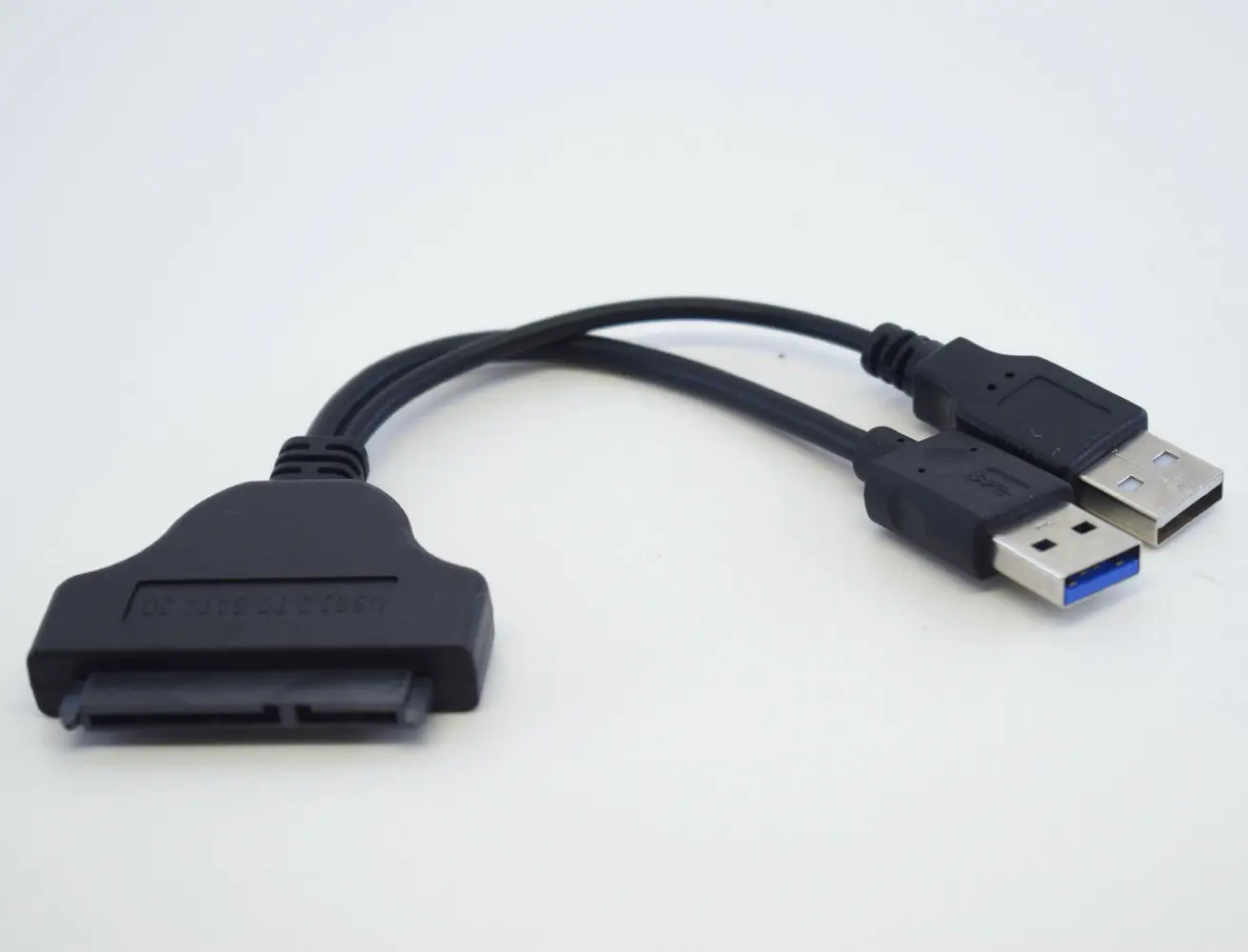

1pc 16cm USB 3.0 A Male + USB 2.0 A Male to SATA 3Gbps Y Splitter Adapter Cable