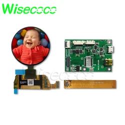 Wisecoco 1,39 Zoll Runde Display AMOLED Micro OLED 454*454 Kreis Runden Bildschirm MIPI Controller Board