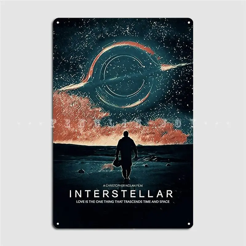 Interstellar Metal Sign Wall Pub Party Retro Plates Tin Sign Poster