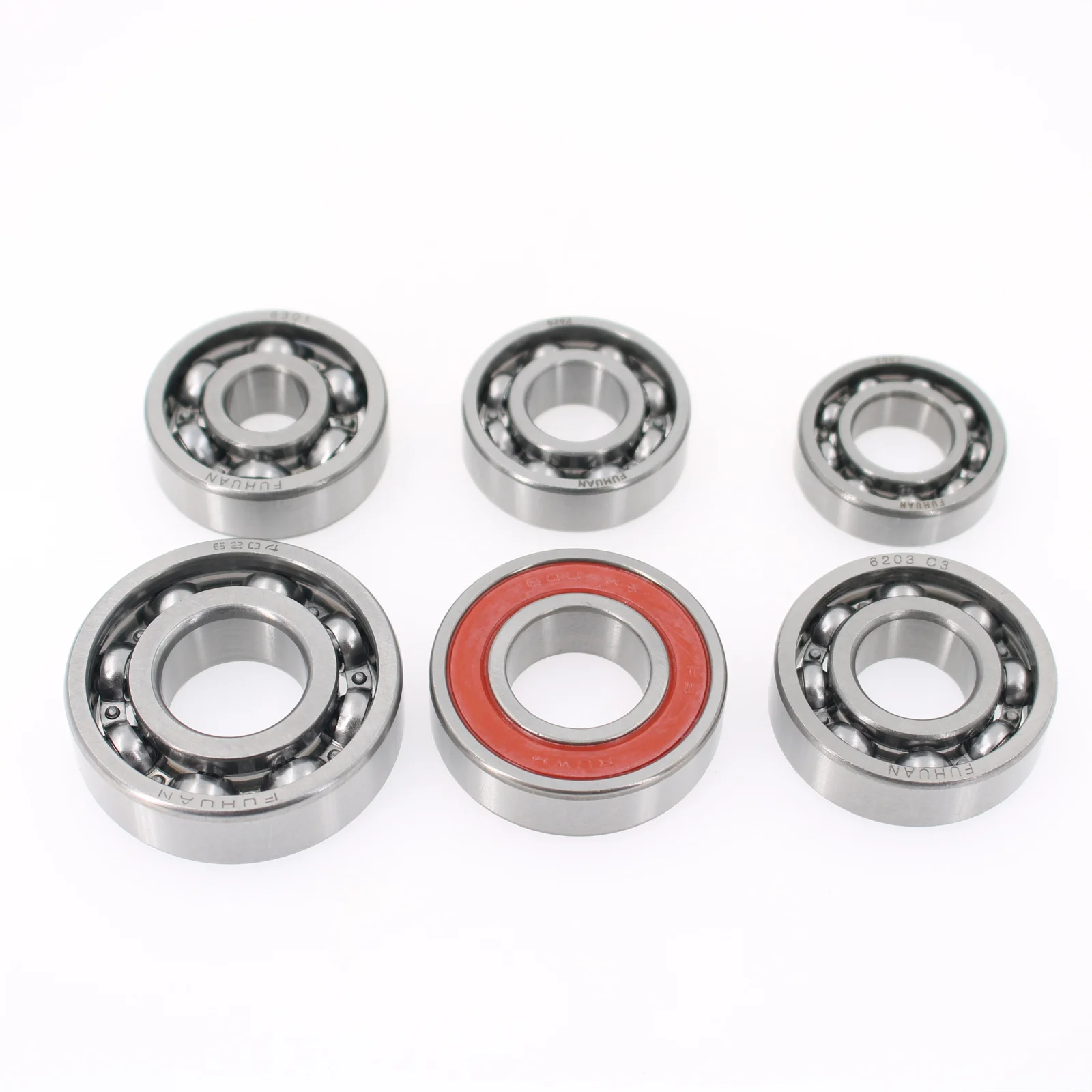 WILEBO Transmission Gearbox Bearing Kit  for GY6 125cc 150cc 152QMI 157QMJ 4-Stroke Scooter Moped ATV