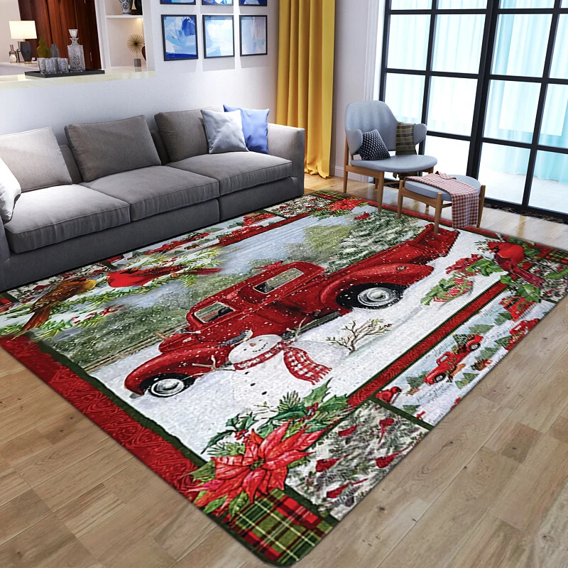Commercial Window Printing - Karpet Selamat Natal Anti-selip Karpet Ruang