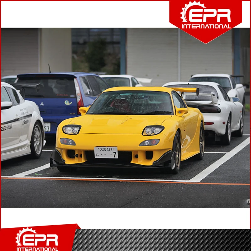 For Mazda RX7 FD3S RE-GT Glass Fiber Front Bumper Trim (Not included Canard) RX7 FD3S FRP Front Bumper Body Kit