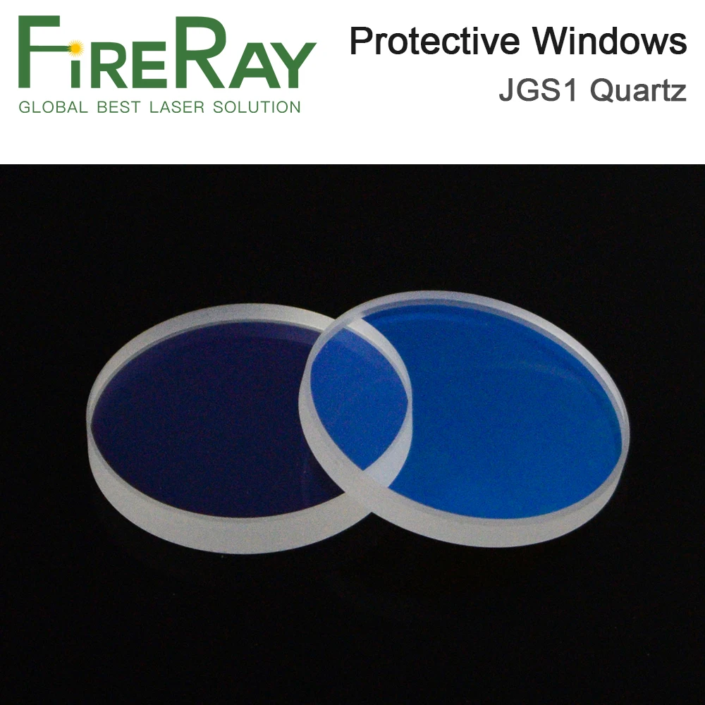 FireRay Laser Protective Windows D30 - D35 Series Quartz Fused Silica for Fiber Laser 1064nm