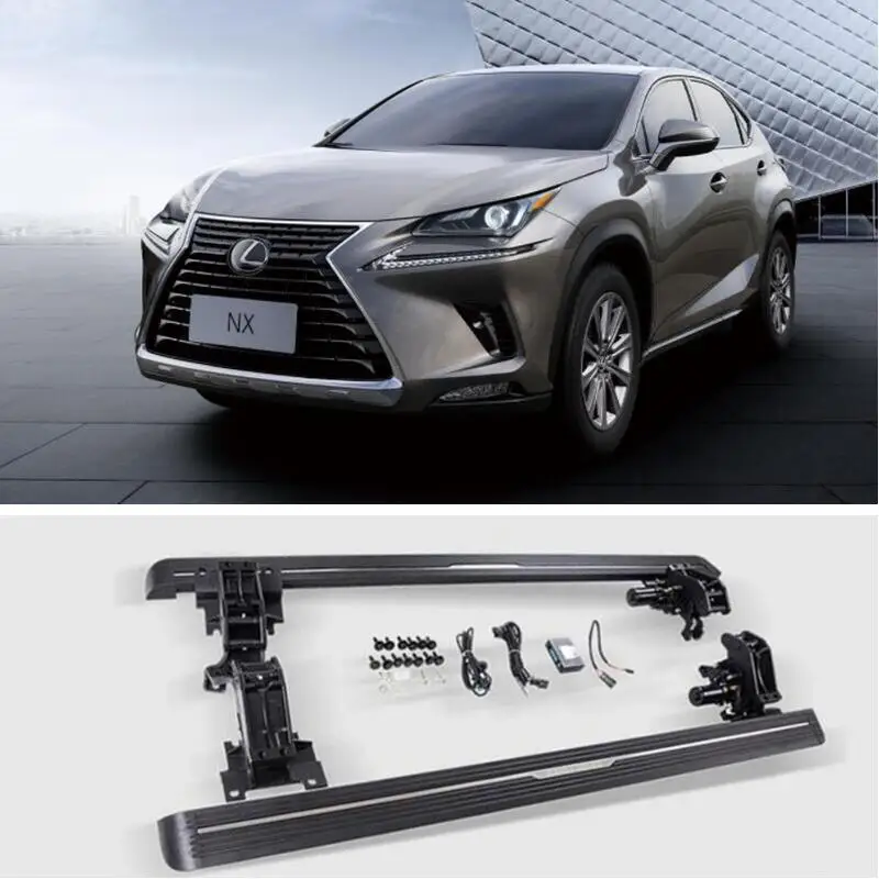 

Electric Motor Automatic Switch Closed Running Boards For LEXUS NX200 NX300 2015-2022 Side Step Bar Pedals Nerf Bars