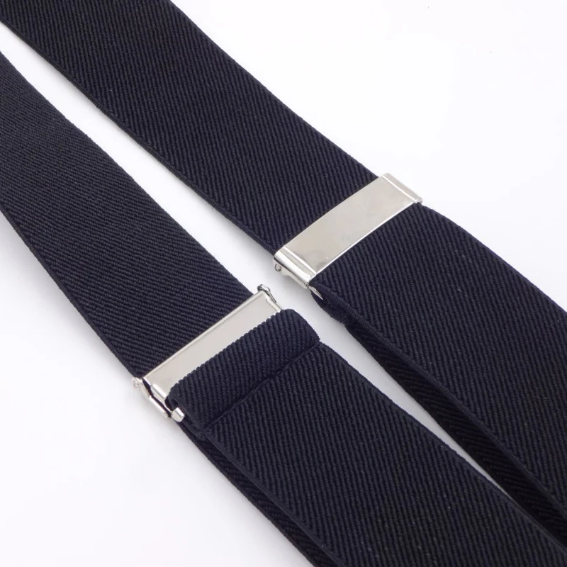 High Quality Gift Box Men Suspenders Vintage Adjust Large Size Elastic Braces 4 Clip-on Clothing Accessories For Father Husband