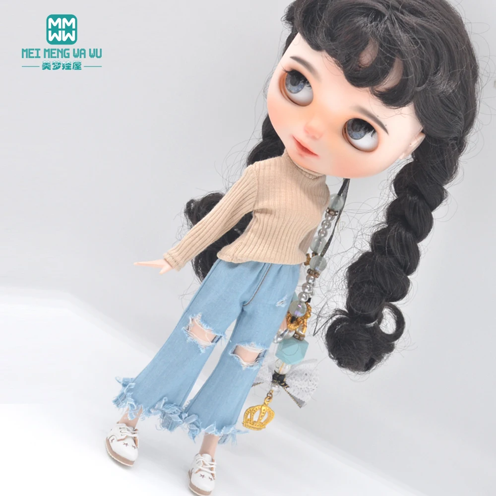 Passend für Blyth Azone OB22 OB24 Puppenkleidung und Zubehör, bonbonfarbener Rollkragenpullover, Leggings – Detail 24
