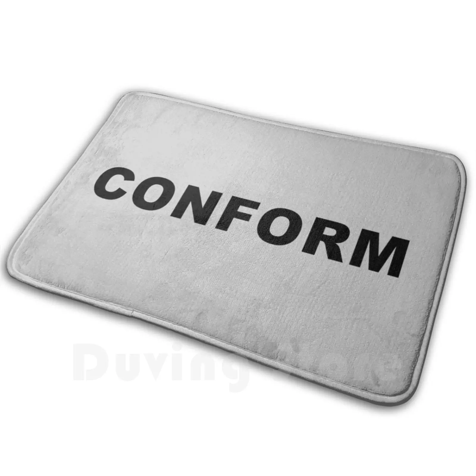 Conform They Live Subliminal Command Carpet Mat Rug Cushion Soft Non-Slip Funny Protest Protest Cool Cult Movie Movie