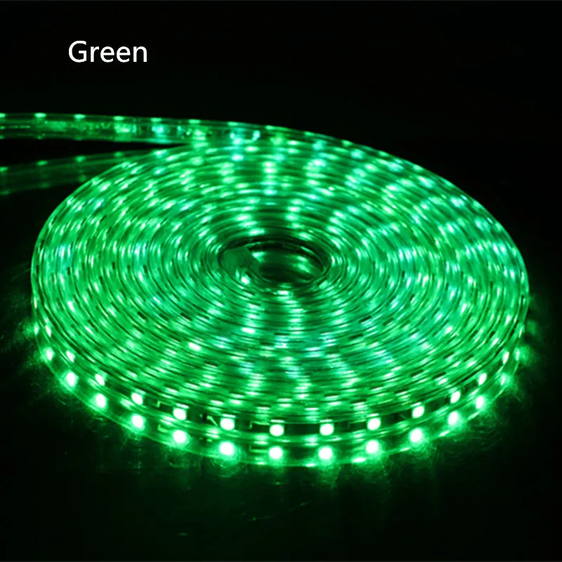 SMD 5050 AC220V LED Strip Flexible Light 60leds/m Waterproof Led Tape LED Light With Power Plug 1M/2M/3M/5M/6M/8M/9M/10M/15M/20M