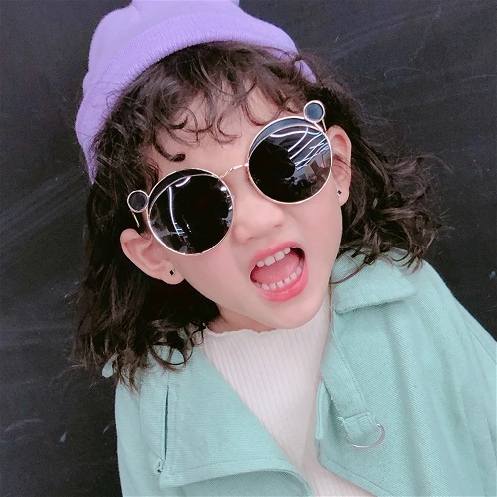 

Fashion Children's Sunglasses Luxury Designer Boy Girl Cartoon Glasses Retro Baby Personality Sun glasses Child Eyeglasses UV400