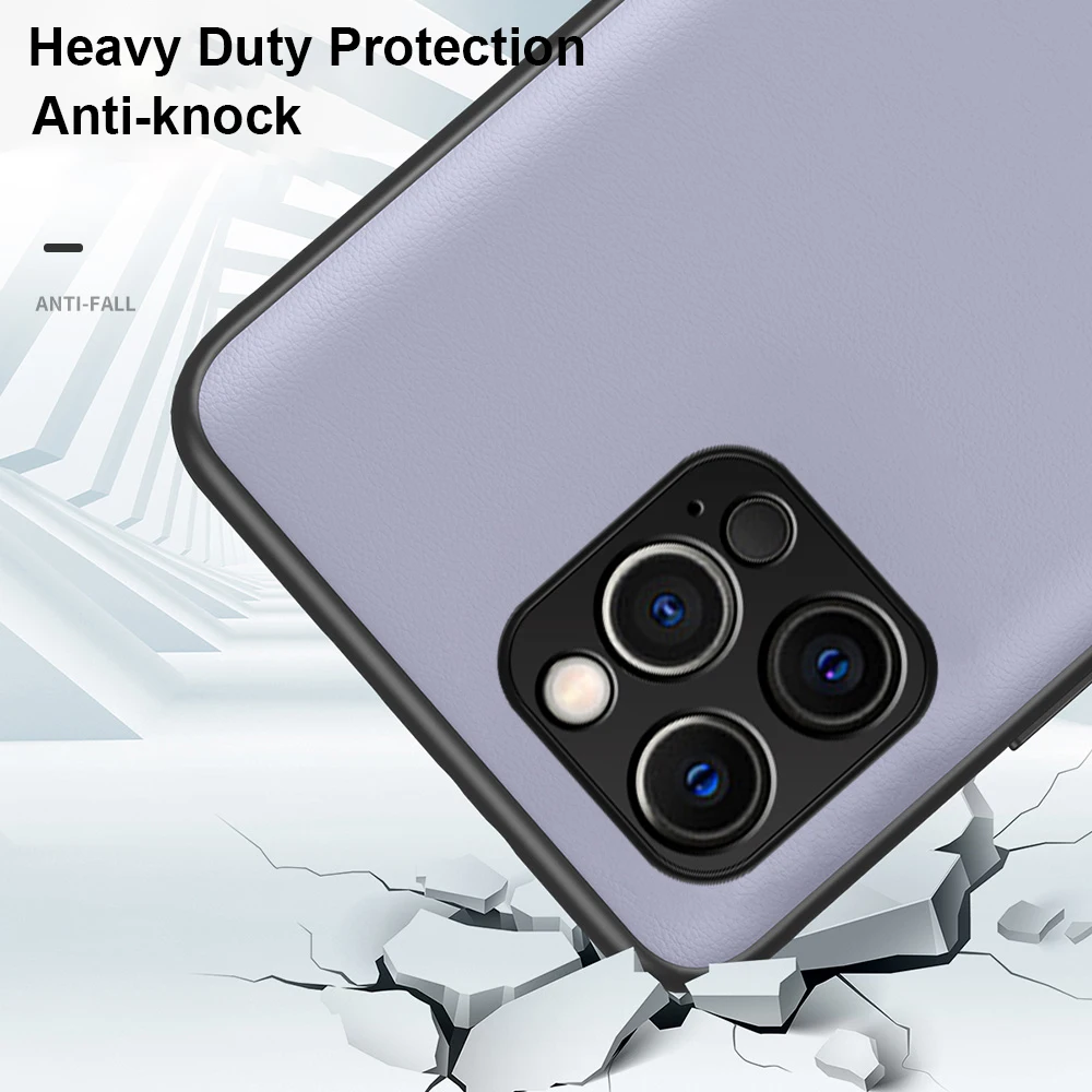 Luxury Leather i Phone Case For iPhone 12 Mini 11 12 13 Pro Max Matte Cover Case For iPhone X XR XS Max 7 8 Plus SE 2020 Coque