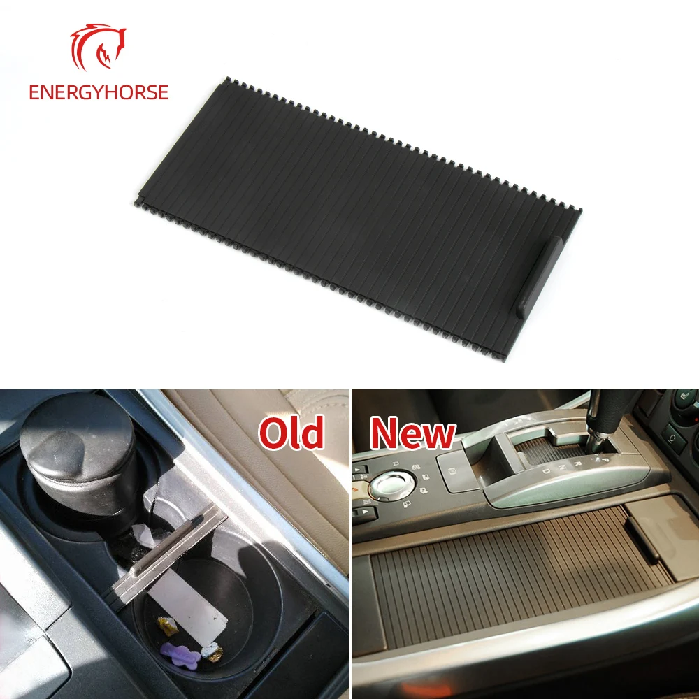 

Car Center Console Sliding Shutter Cup Holder Ashtray Roller Blind Cover For Land Rover Range Rover Sport 2005-2009