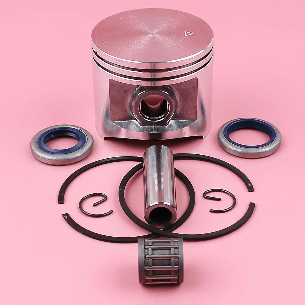 50mm Piston Ring Kit di Tenuta Olio Per Jonsered 2071 2171 CS2171 Motosega 503691271 w Cuscinetto Ad Aghi Spille Anello di Sicurezza