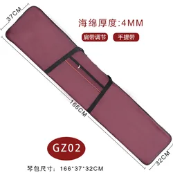 Guzheng Backpack Carry Bag for 163 Guzheng Waterproof Dust-proof 4mm Thickness