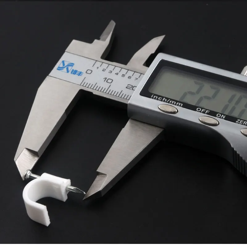 3/8 "PE 파이프 벽 고정 기본 클립, RO 물 빠른 커넥터 직경 9.5mm 피팅 필터 시스템 부품 못 놓기 및 배선