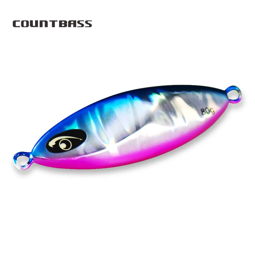 

20g 30g 45g 60g Countbass S2 Short Slow Pitch Metal Jigs Fishing Lure with Luminous Eyes Jigging Lures Angler's Chooice