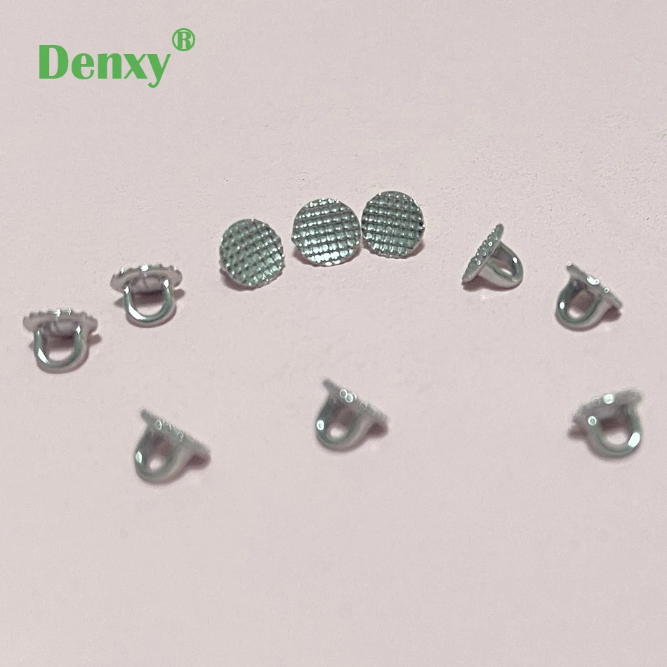 Denxy Dental Orthodontic MIM Lingual Button Dental Direct Bond Eyelet Special button Dental Attachments Ortho brackets