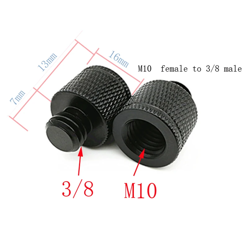 M6 M8 M10 to 1/4 or 3/8 Male to Female Screw Mount Adapter Tripod Plate Screw for SLR camera photography accessories