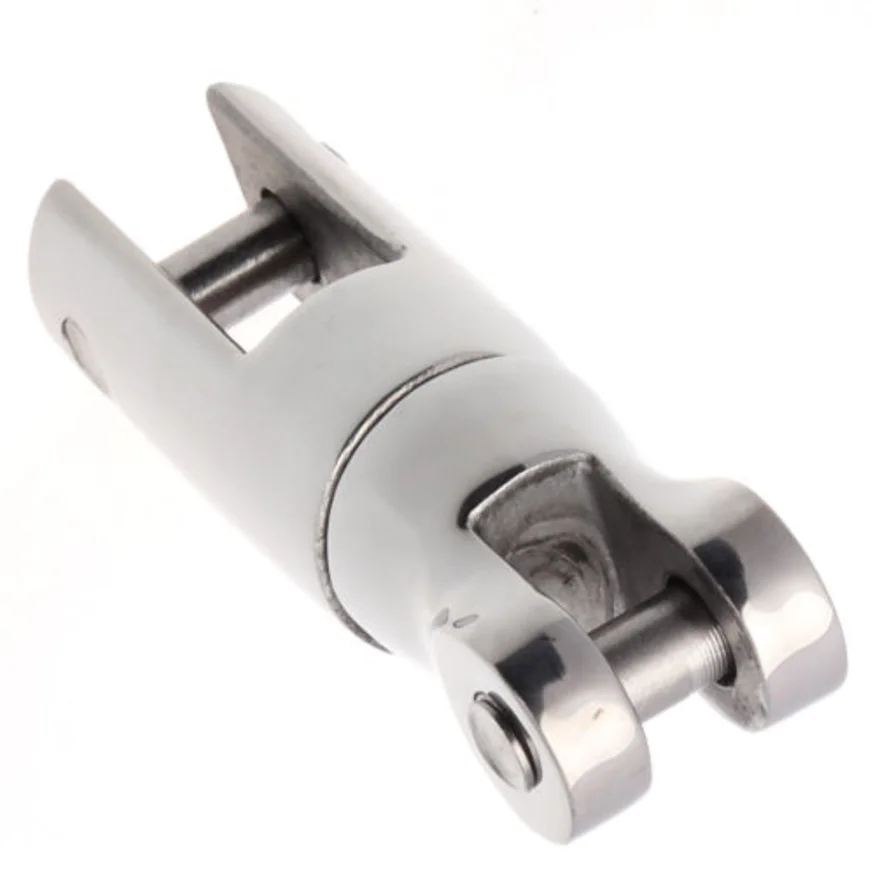 Boat 316 Stainless Steel 6-8mm Anchor Swivel Chain Connector Universal Swivel One-way two-joint Rotation Ring