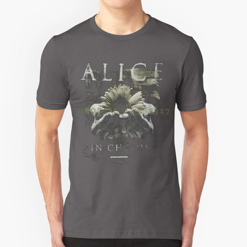 Summer Short Sleeve Shirts Tops M~2xl Big Size Cotton Tees Free Shipping Alice In Chains Daisy Hands T Shirt