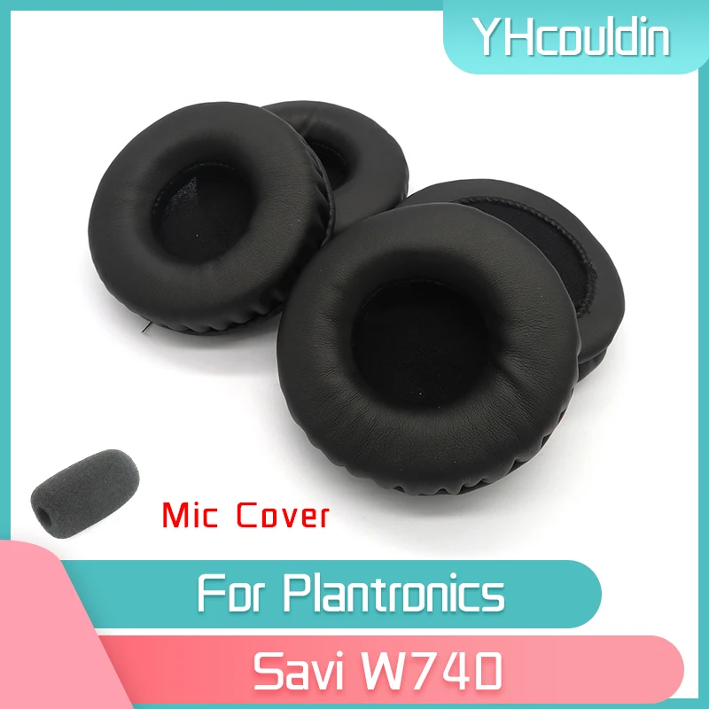 

Вкладыши YHcouldin для наушников Plantronics Savi W740, Сменные аксессуары для наушников из мятой кожи