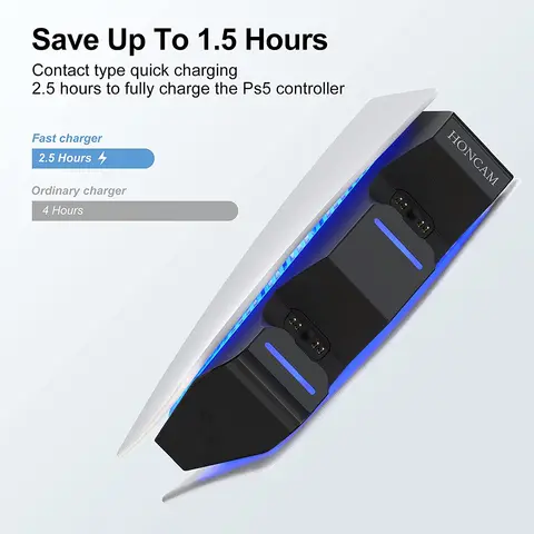 Зарядная станция Upingzi для контроллеров DualSense PS5 — фото товара