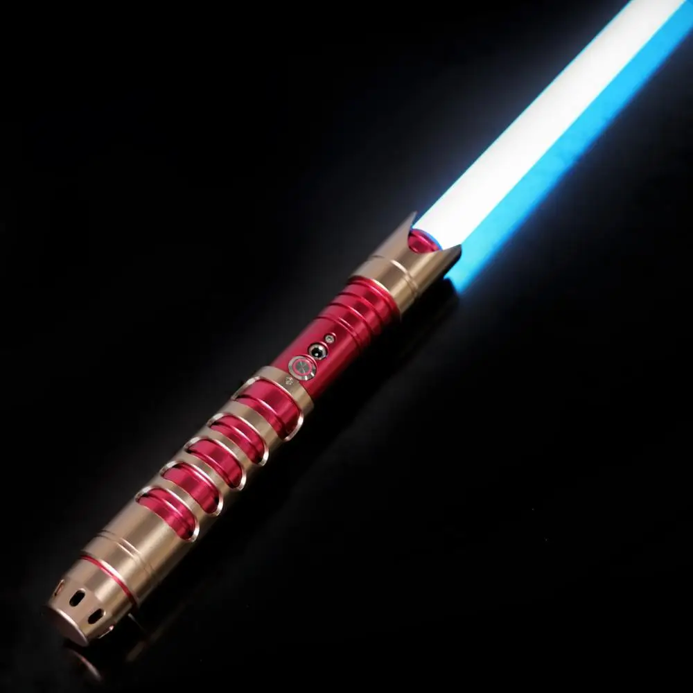 LGT Lightsaber -9 Sets Sound Fonts Metal Hilt Force FX Heavy Dueling Light Saber Infinite Color Changing