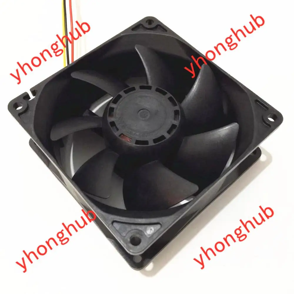 Sanyo Denki 9G0912H1D031 DC 12V 0.58A 90x90X38mm 3-wire Server Cooling Fan