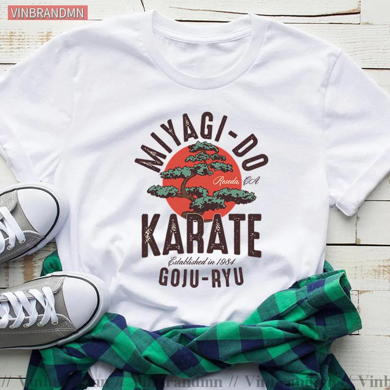 Miyagi Do Inspired Karate Kid Japan Kung Fu Martial Arts Pat Morita Brand girls Tshirt New Cotton Clothes women Printed T Shirts