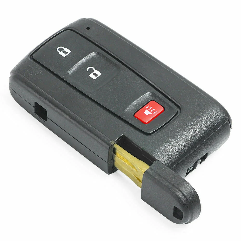 Keyecu ersatz smart keyless fernbedienung schlüssel anhänger 3 tasten 312mhz für toyota prius 2011-2015 fcc id: mozb31eg oder mozb21tg