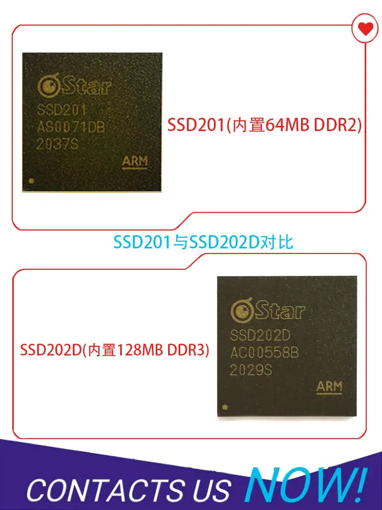 SSD202D Chip, Match with SSD201/SSD202D/SSC335 and Other Chips