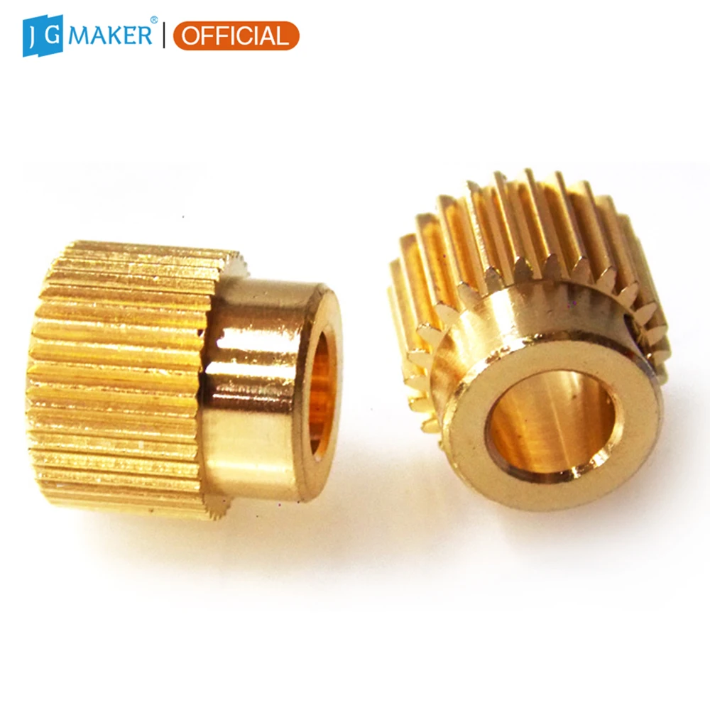 

2Pcs/Lot MK7 MK8 Extruder Gear 26 Tooth Teeth Brass Drive Gear Planet Reducer Extruder Feeding Gear wheel For 3D Printer